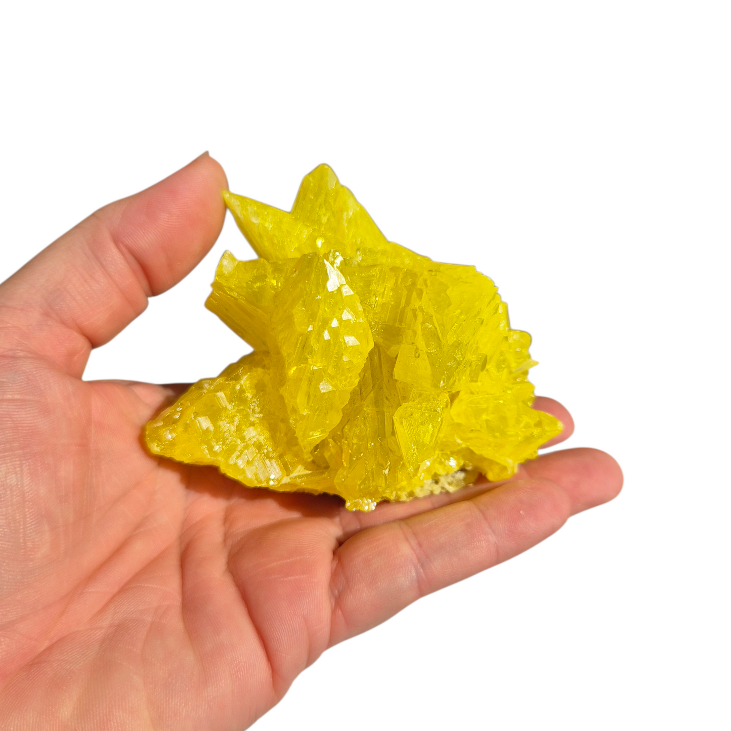 Crystals - Sulphur Cluster (Lab Grown)