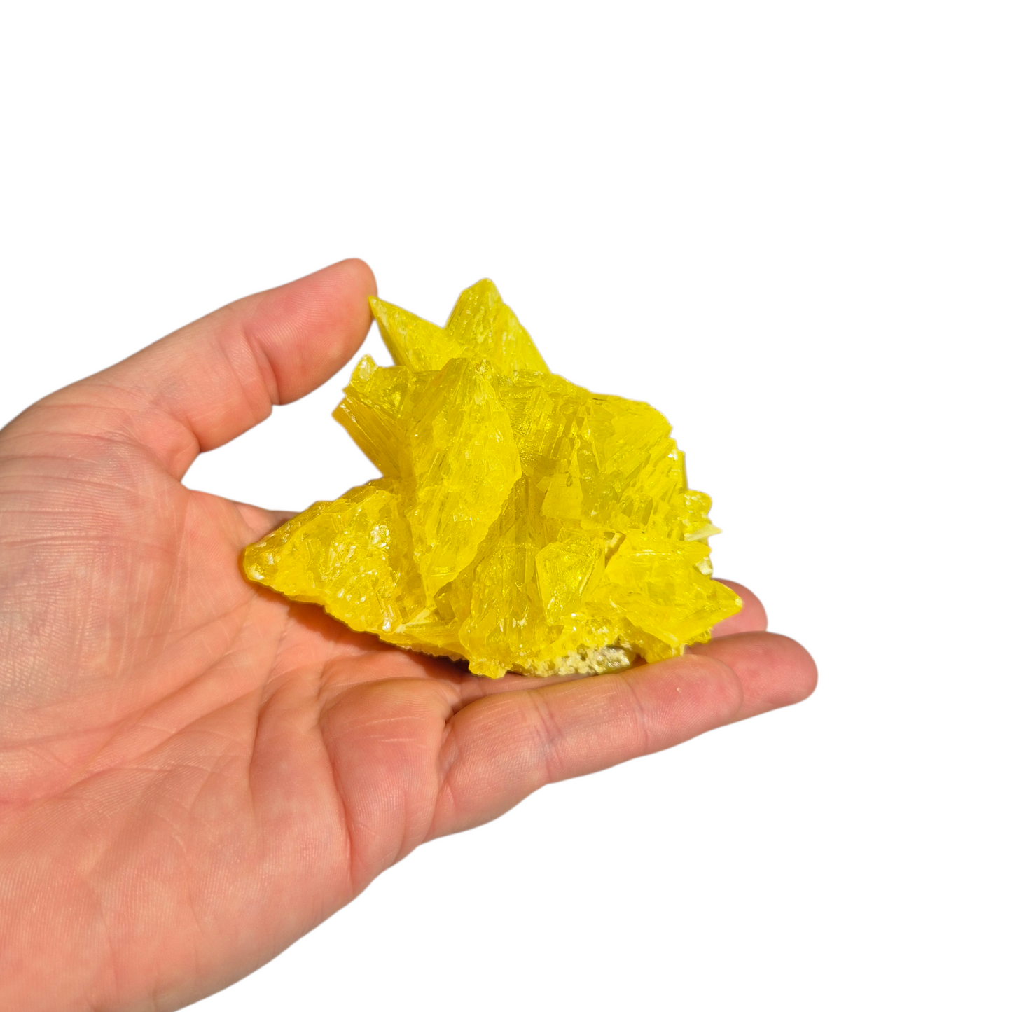 Crystals - Sulphur Cluster (Lab Grown)