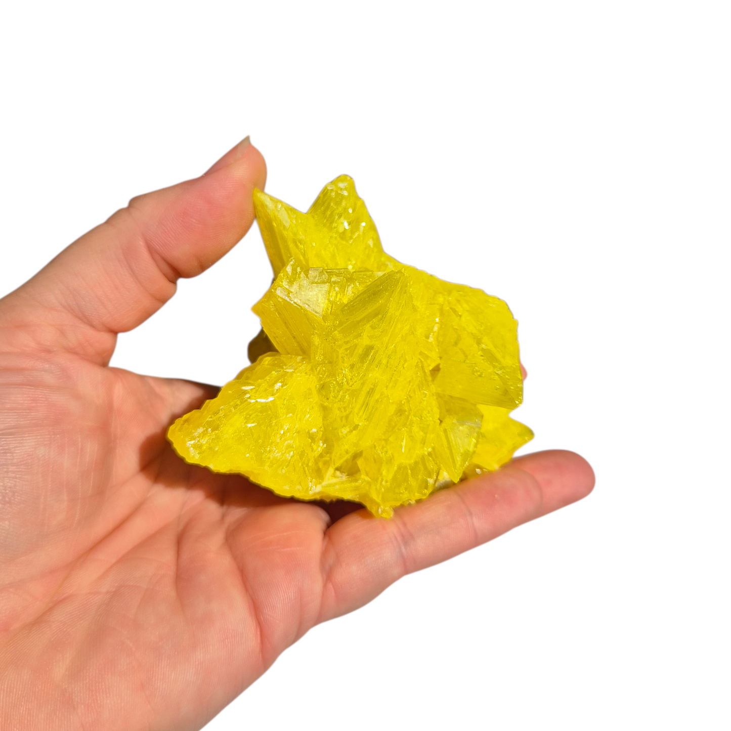 Crystals - Sulphur Cluster (Lab Grown)