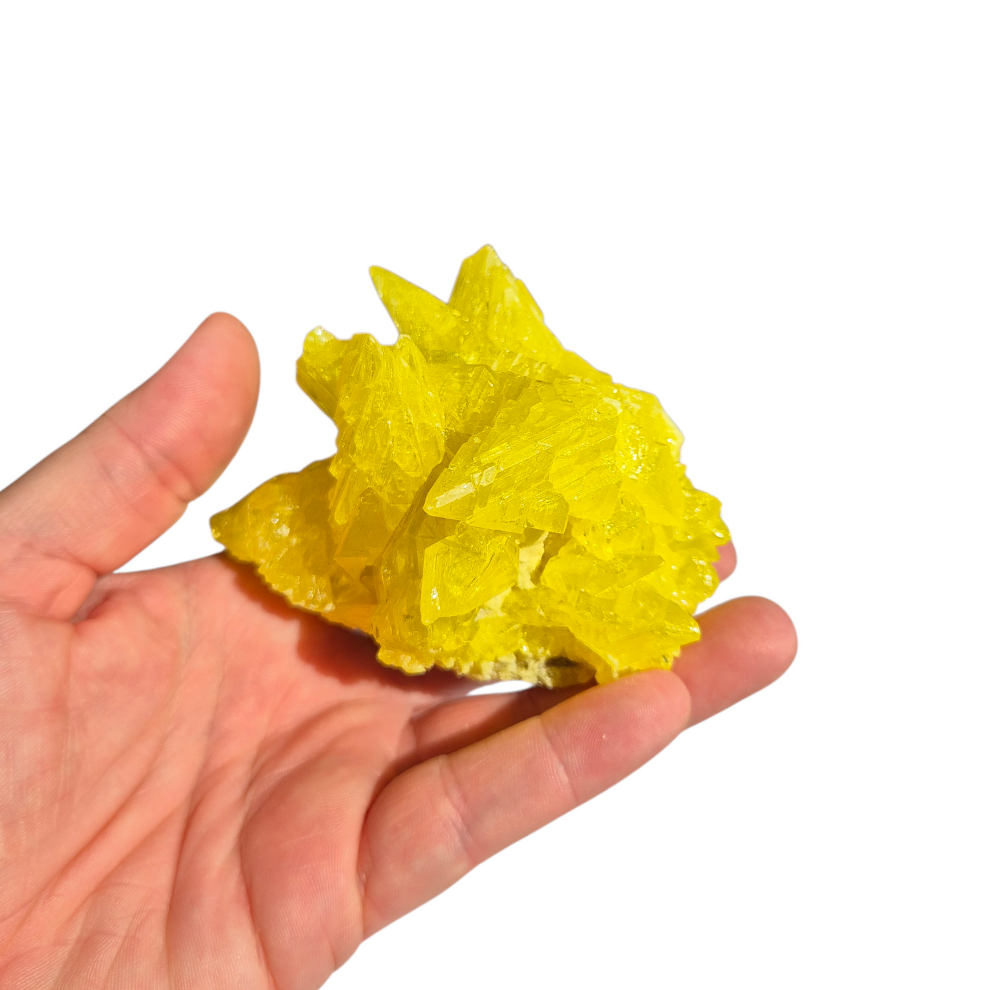 Crystals - Sulphur Cluster (Lab Grown)