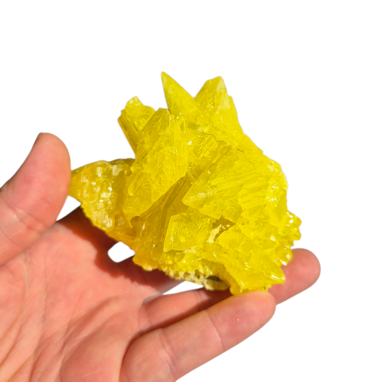 Crystals - Sulphur Cluster (Lab Grown)