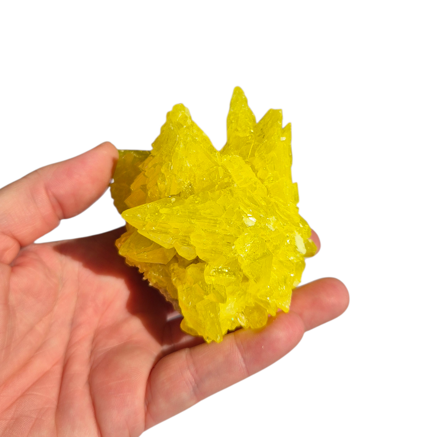 Crystals - Sulphur Cluster (Lab Grown)