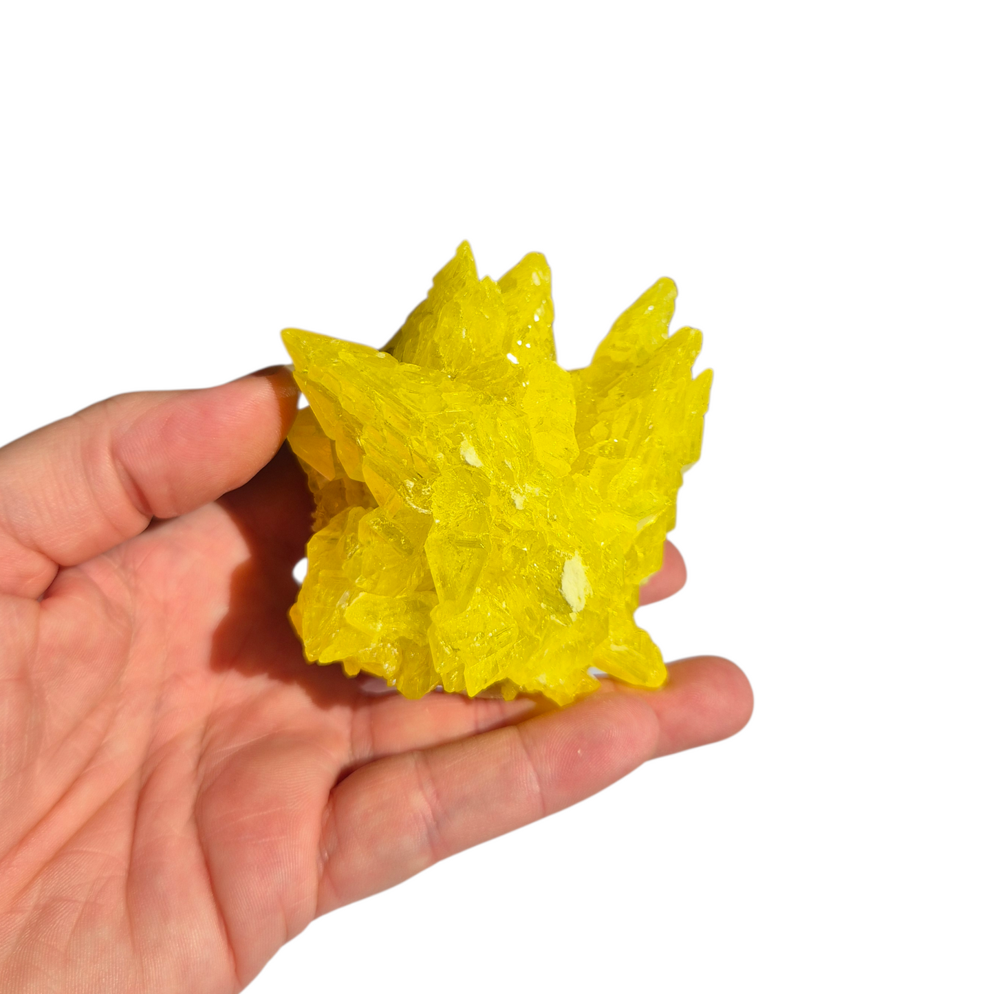 Crystals - Sulphur Cluster (Lab Grown)