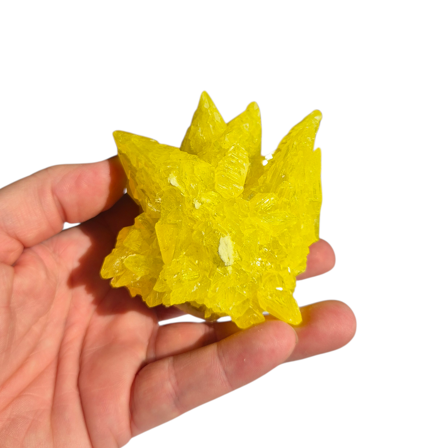 Crystals - Sulphur Cluster (Lab Grown)