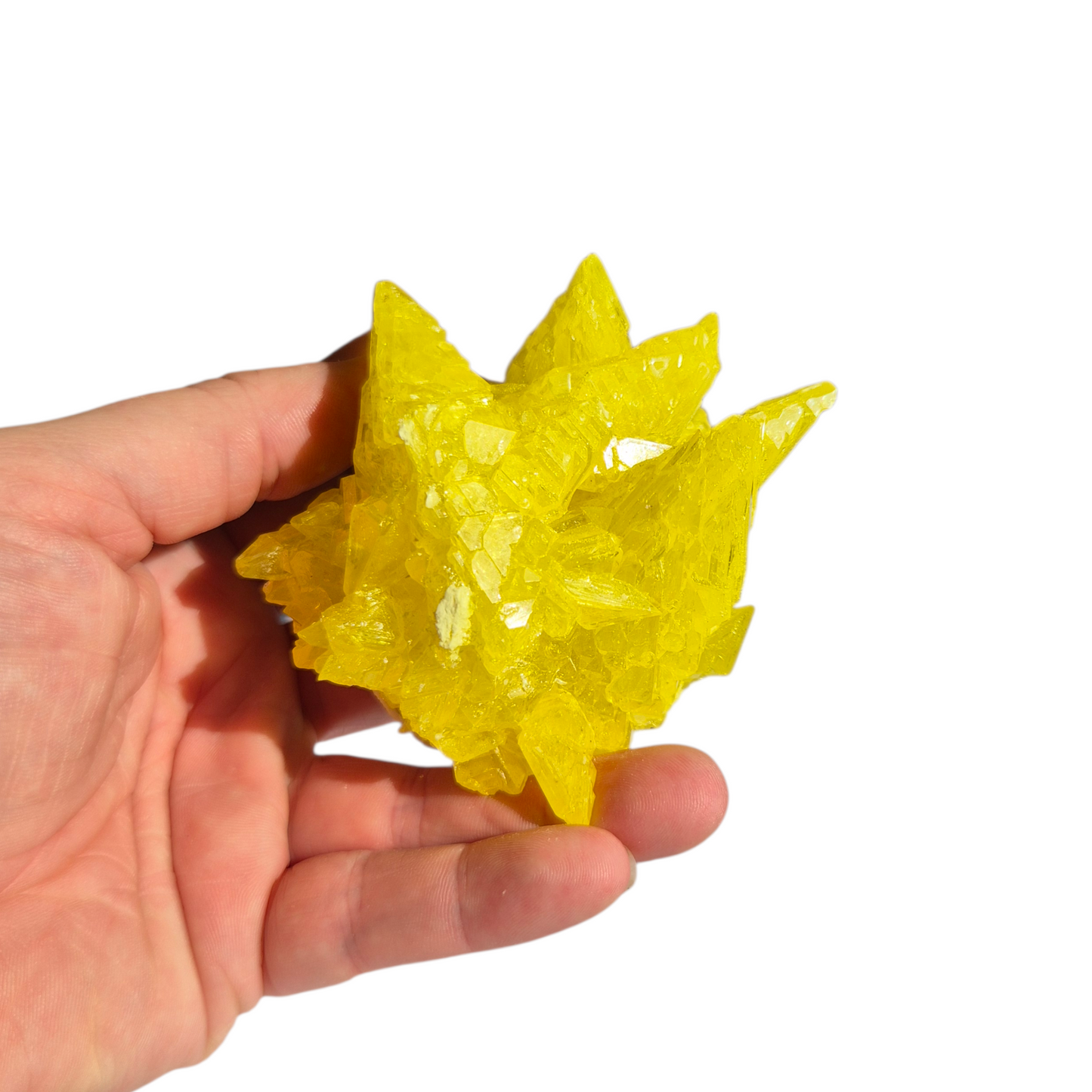 Crystals - Sulphur Cluster (Lab Grown)