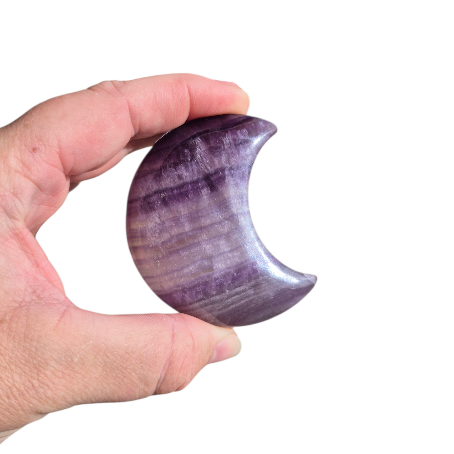 Crystals - Rainbow Fluorite Moon
