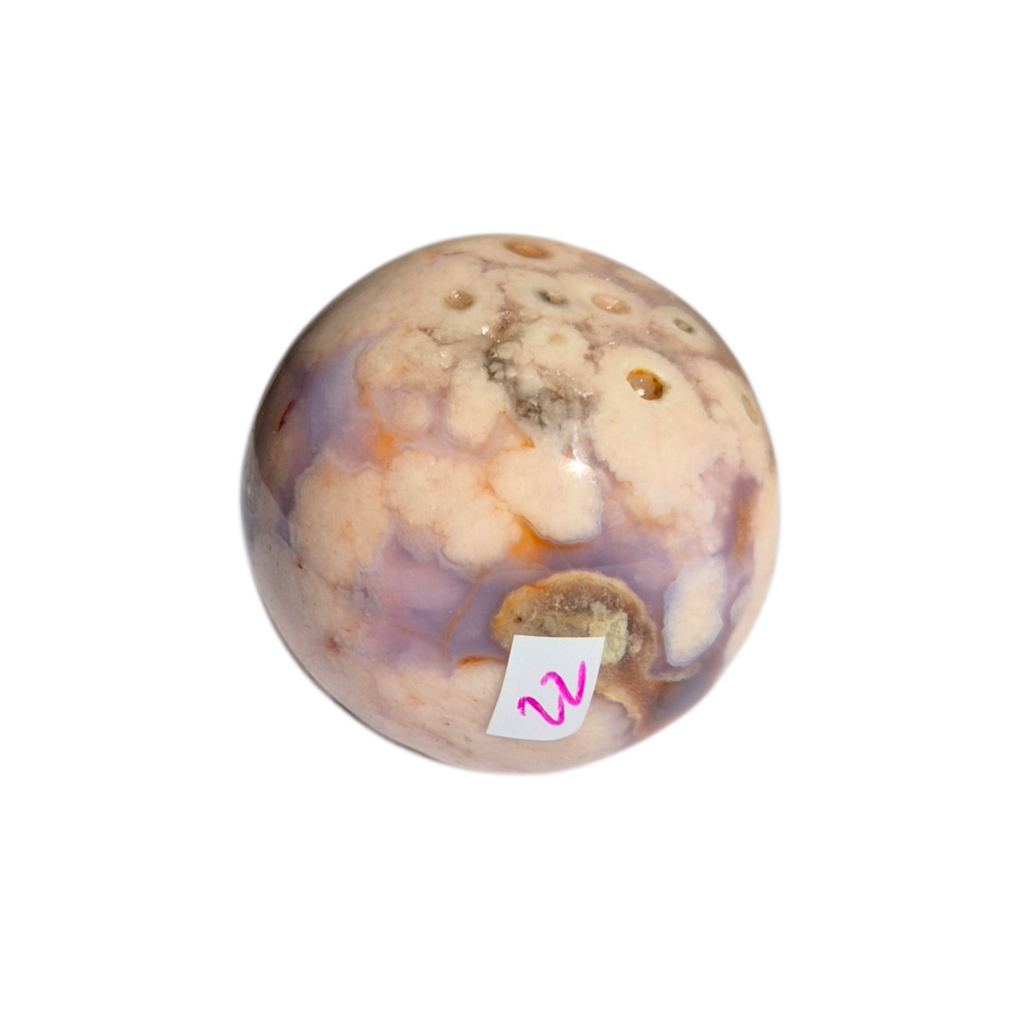 Crystals - Blue Flower Agate Sphere