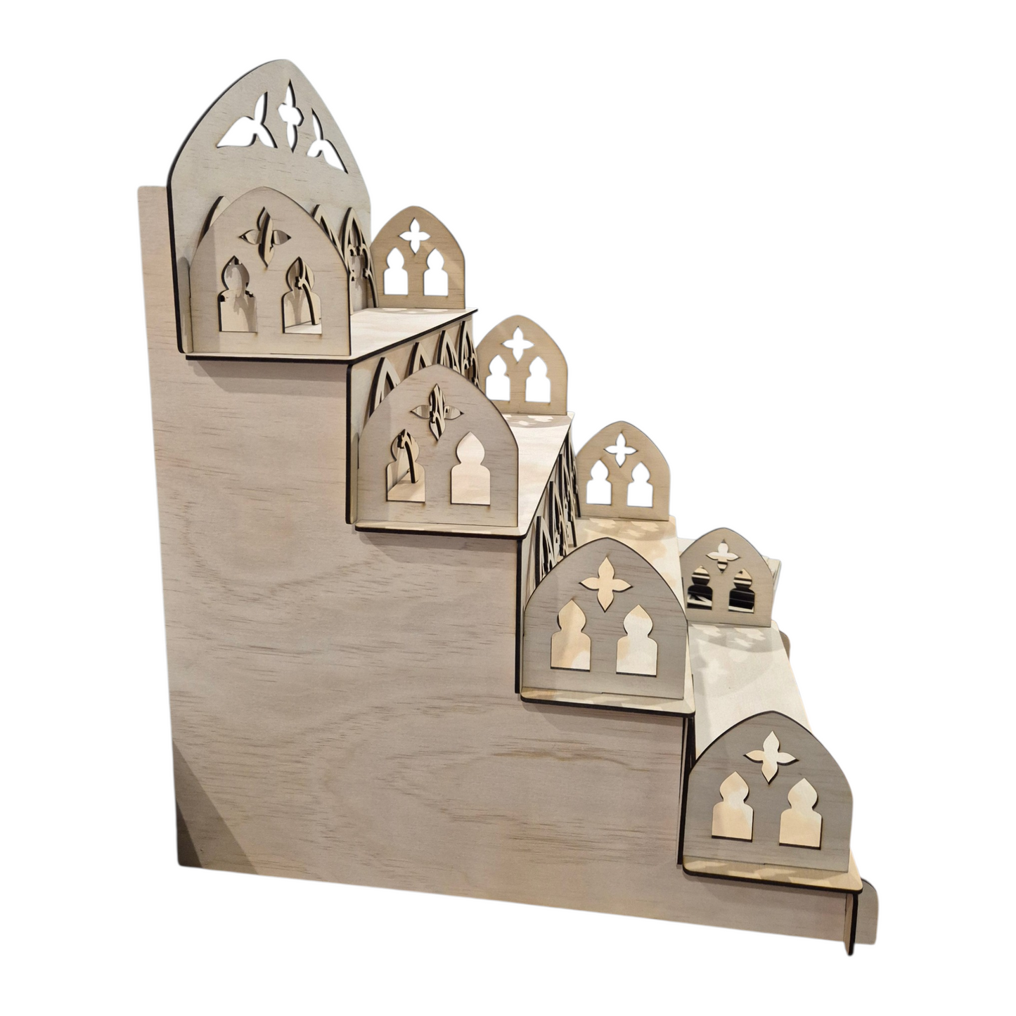 Gothic Cathedral Display Stand - 30cm Wide - Topper 1