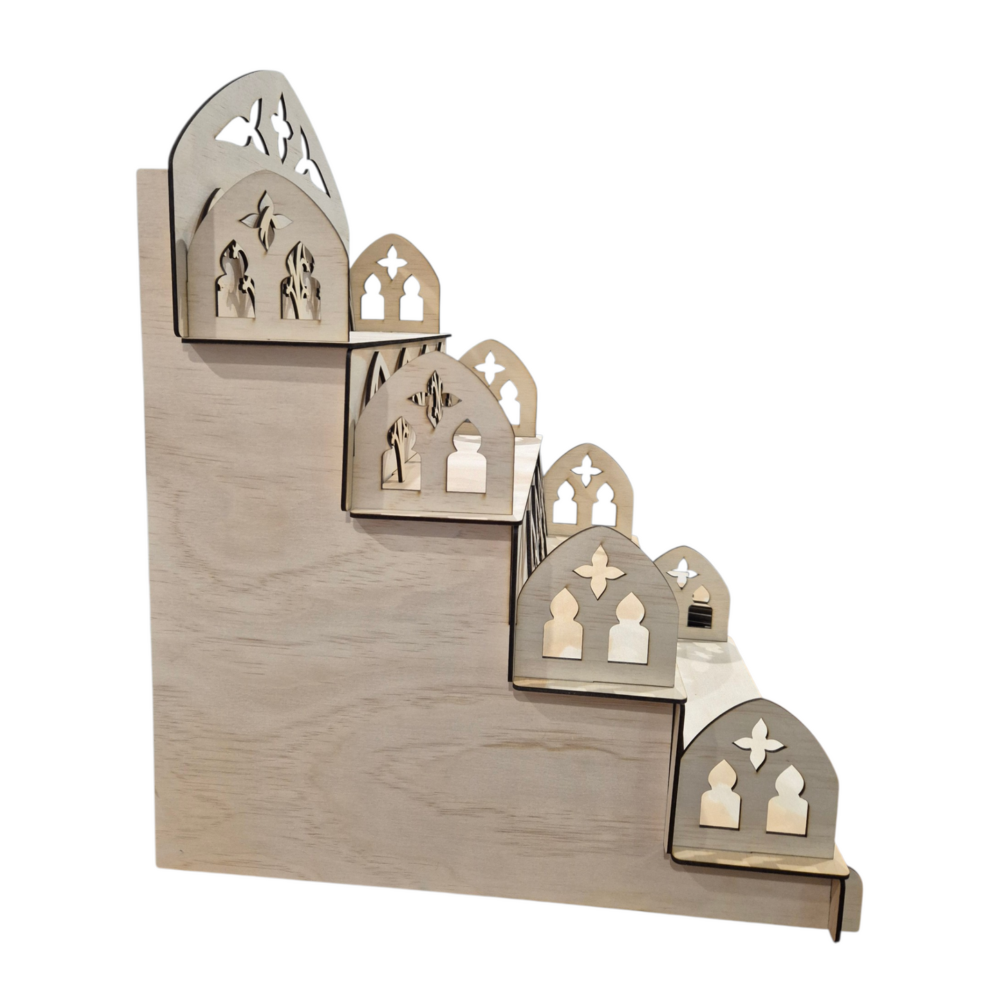 Gothic Cathedral Display Stand - 30cm Wide - Topper 1