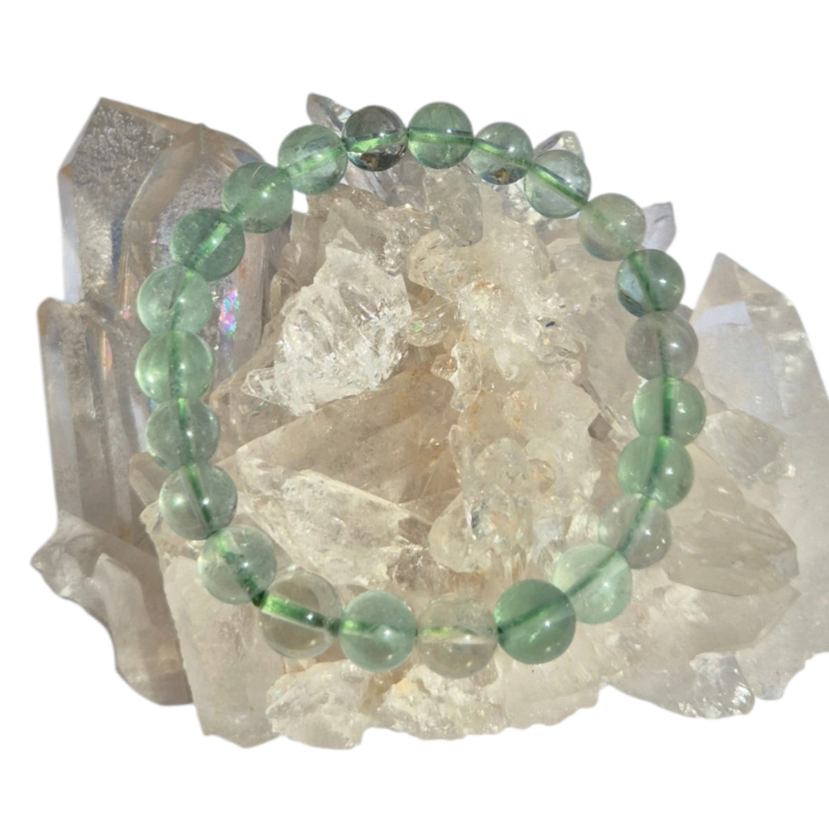 Crystals - Green Fluorite Bracelet
