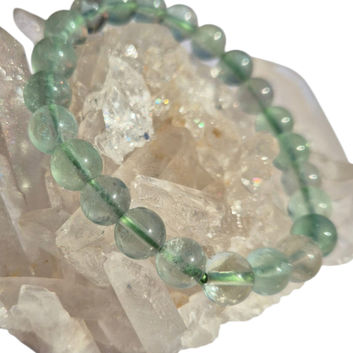 Crystals - Green Fluorite Bracelet