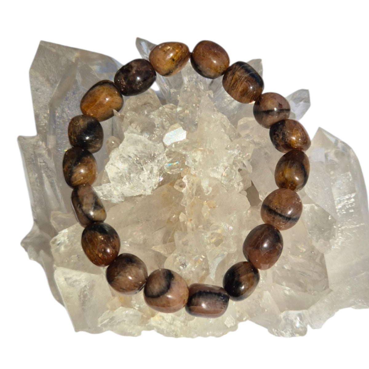 Crystals - Chiastolite Bracelet
