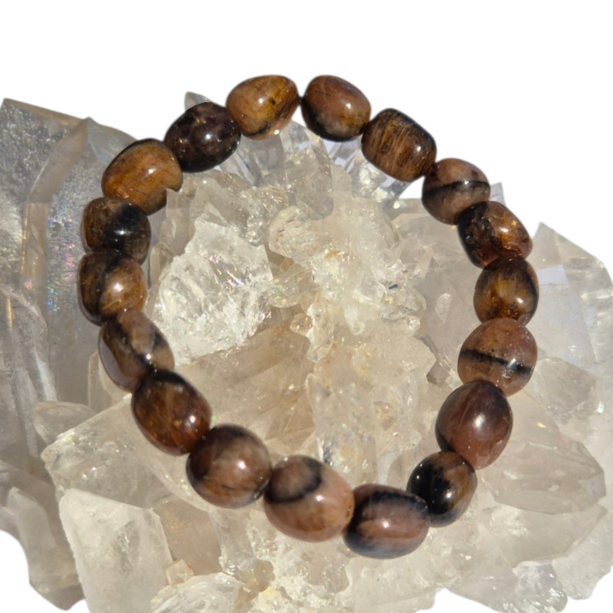 Crystals - Chiastolite Bracelet