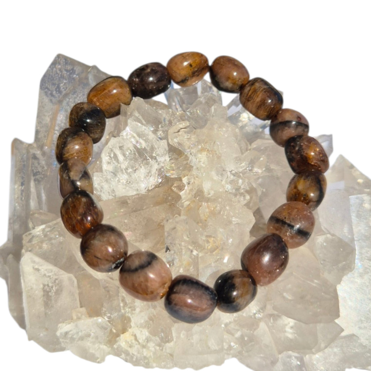 Crystals - Chiastolite Bracelet