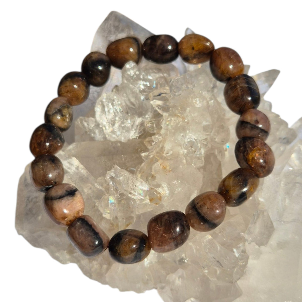 Crystals - Chiastolite Bracelet