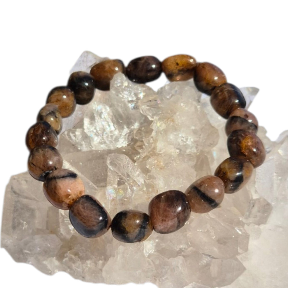 Crystals - Chiastolite Bracelet