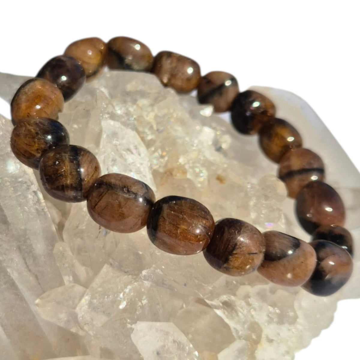 Crystals - Chiastolite Bracelet
