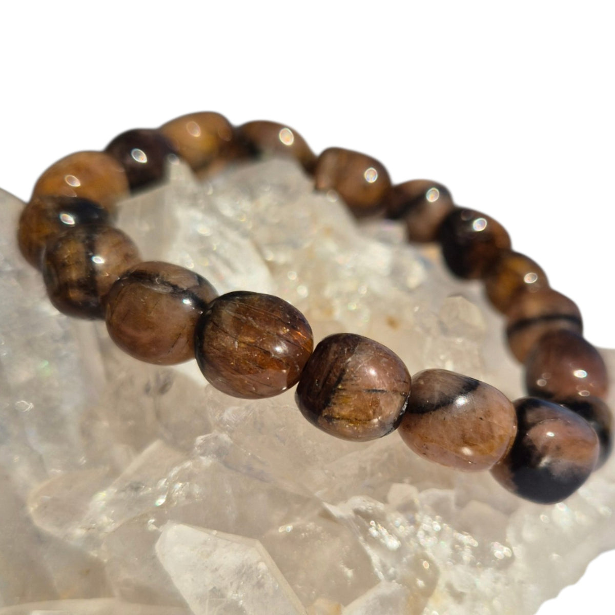 Crystals - Chiastolite Bracelet