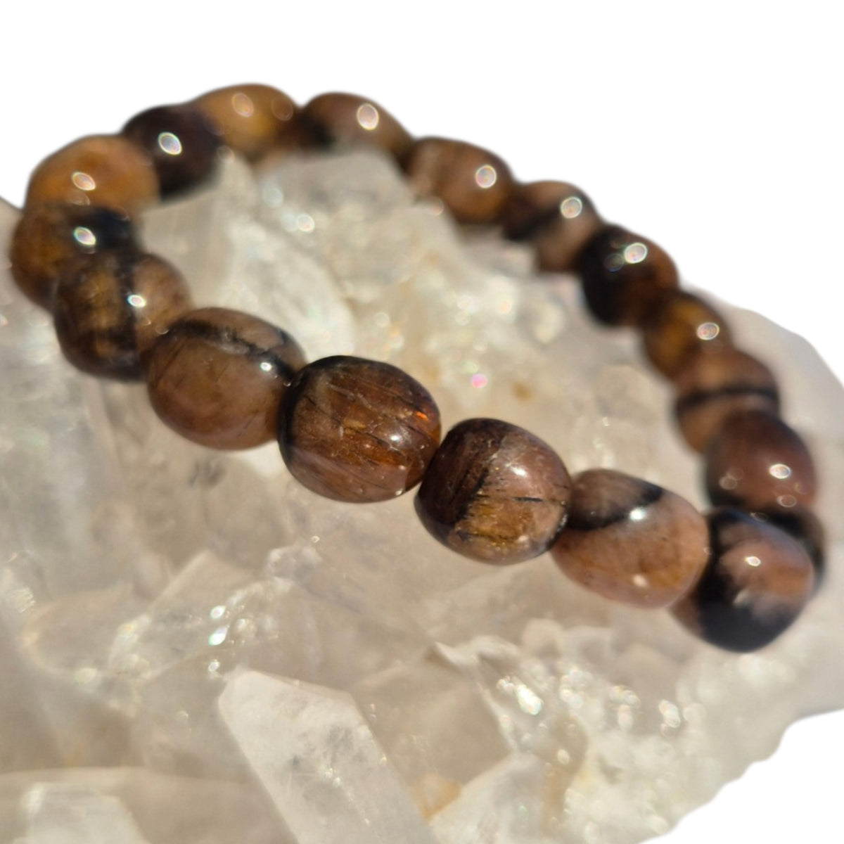 Crystals - Chiastolite Bracelet