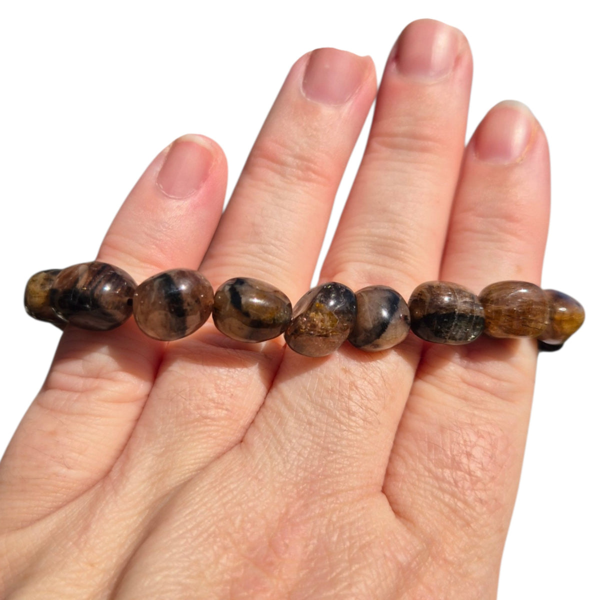 Crystals - Chiastolite Bracelet