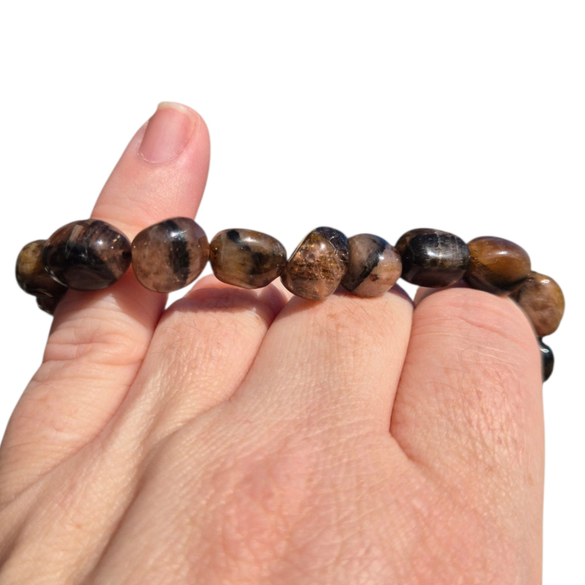 Crystals - Chiastolite Bracelet