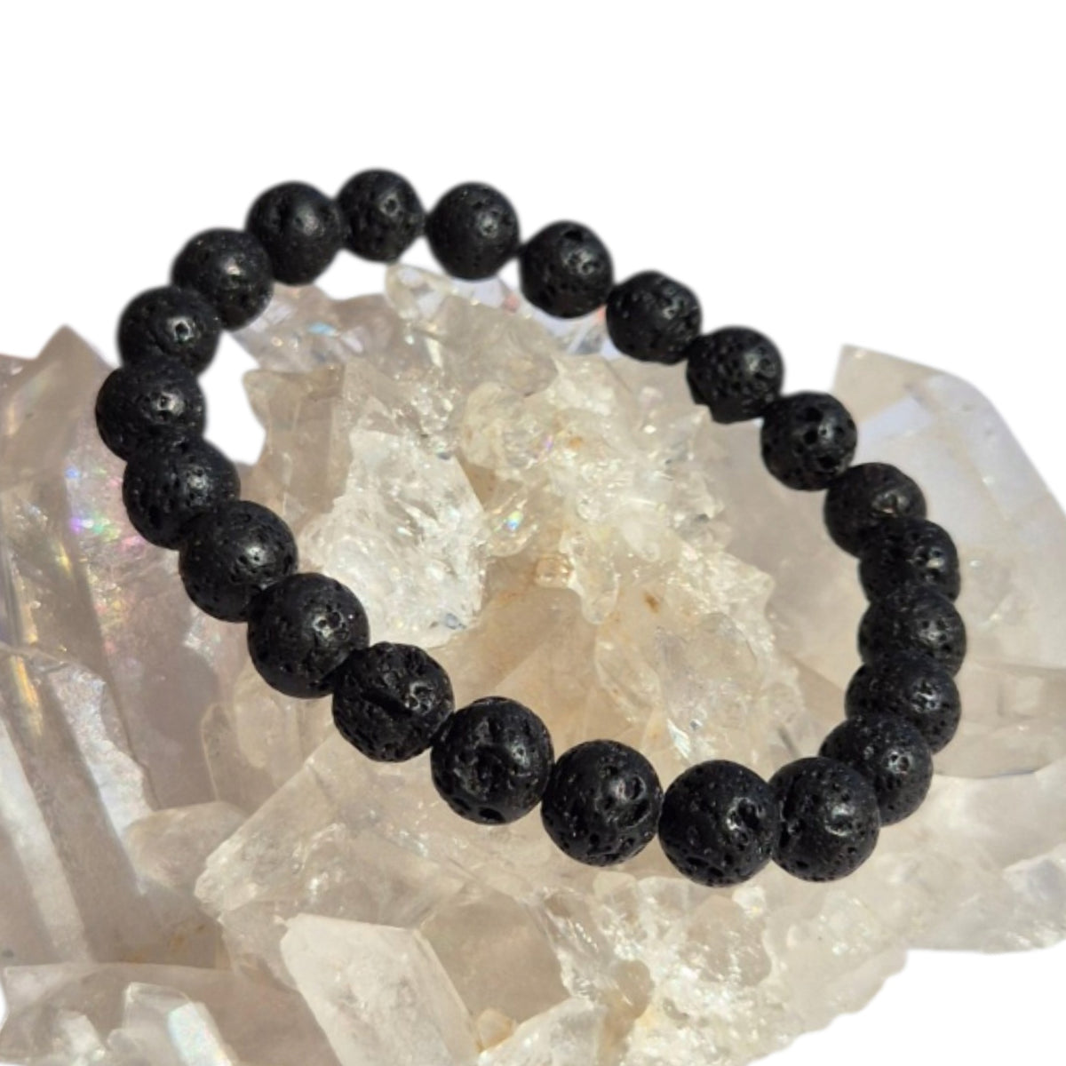 Crystals - Lava Stone Bracelet