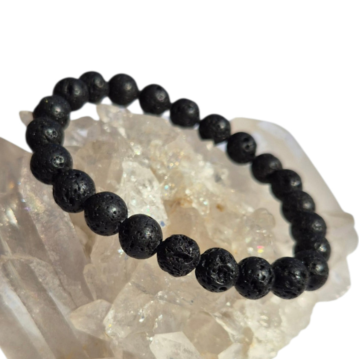 Crystals - Lava Stone Bracelet
