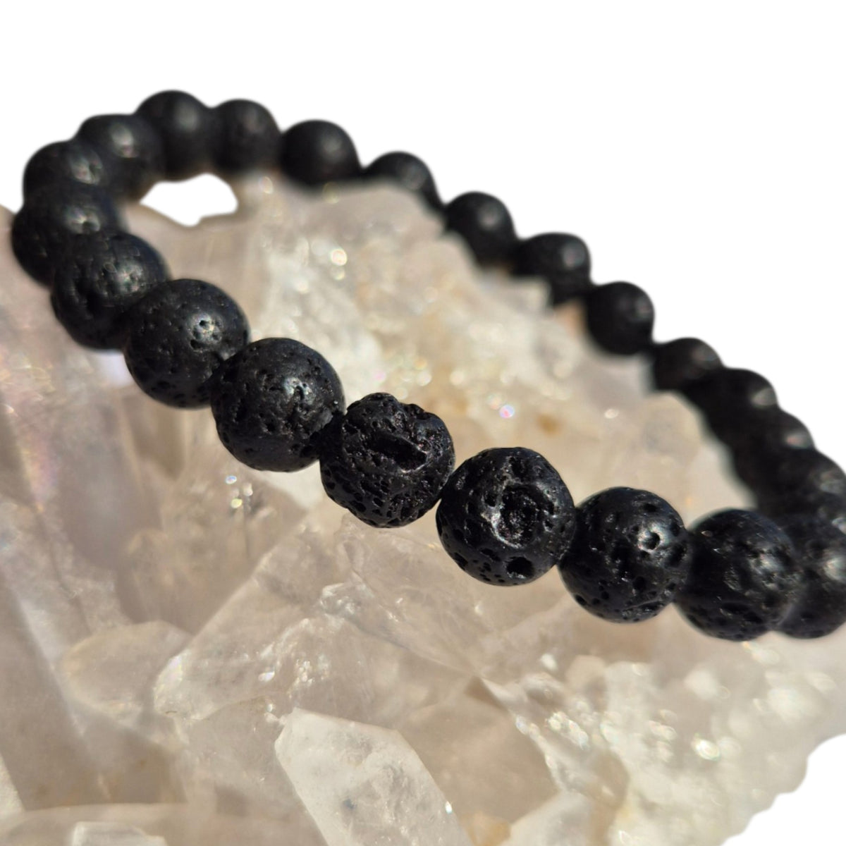 Crystals - Lava Stone Bracelet
