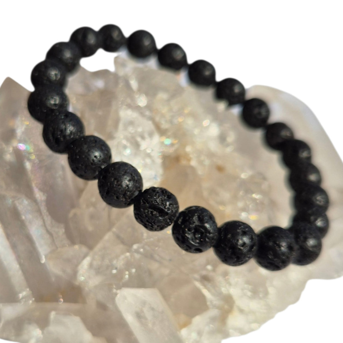 Crystals - Lava Stone Bracelet