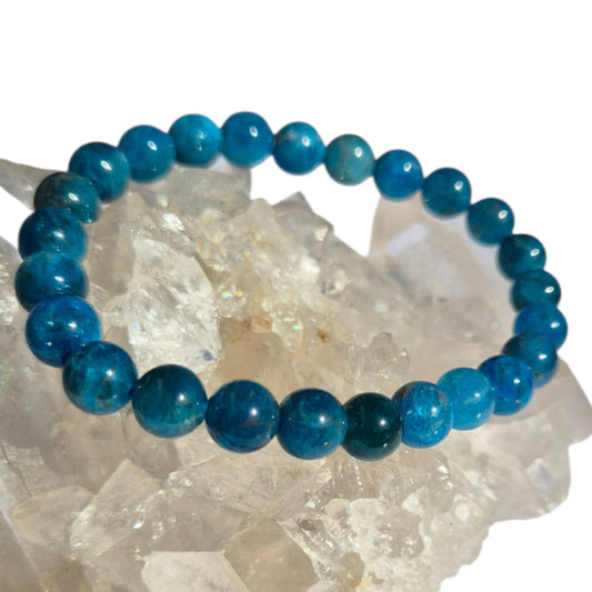 Crystals - Blue Apatite Bracelet