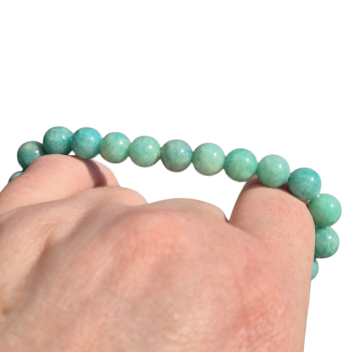 Crystals - Amazonite Bracelet (Round Bead)