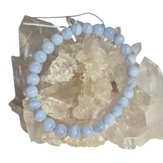 Crystals - Blue Lace Agate Bracelet