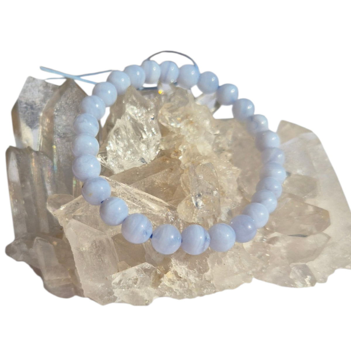 Crystals - Blue Lace Agate Bracelet