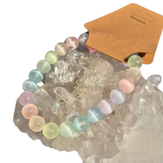 Crystals - Selenite (Dyed) Bracelet