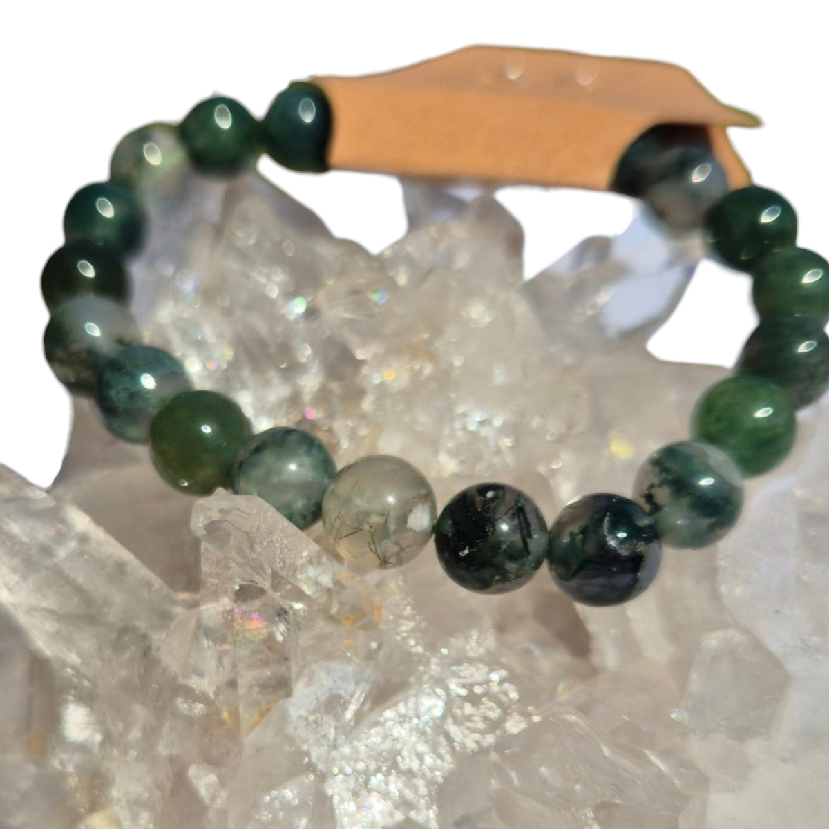 Crystals - Moss Agate Bracelet