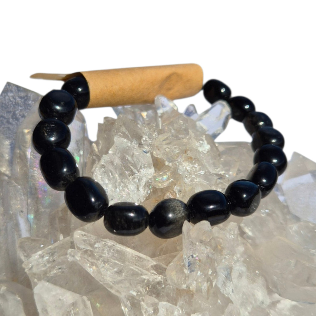Crystals - Gold Sheen Obsidian Bracelet