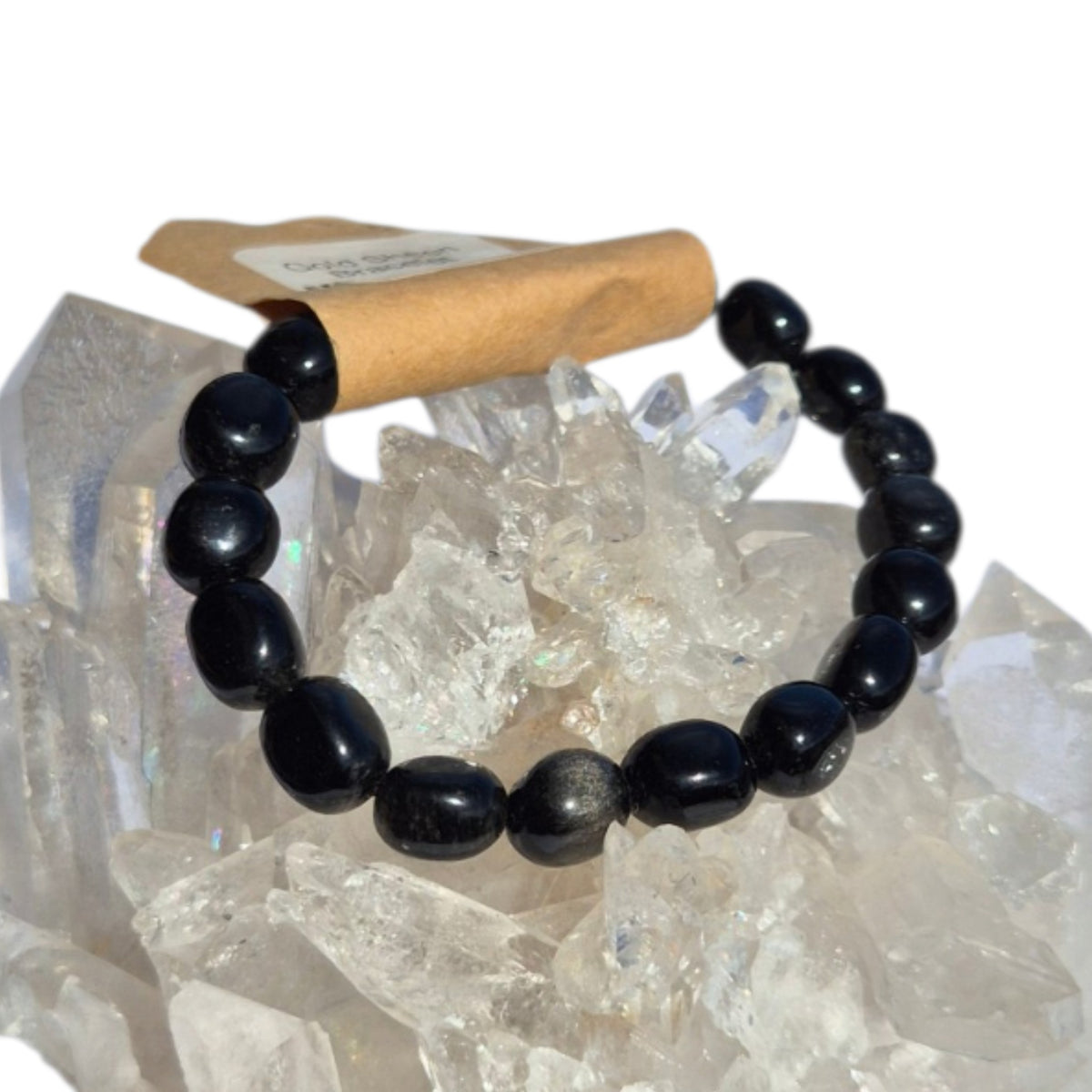 Crystals - Gold Sheen Obsidian Bracelet
