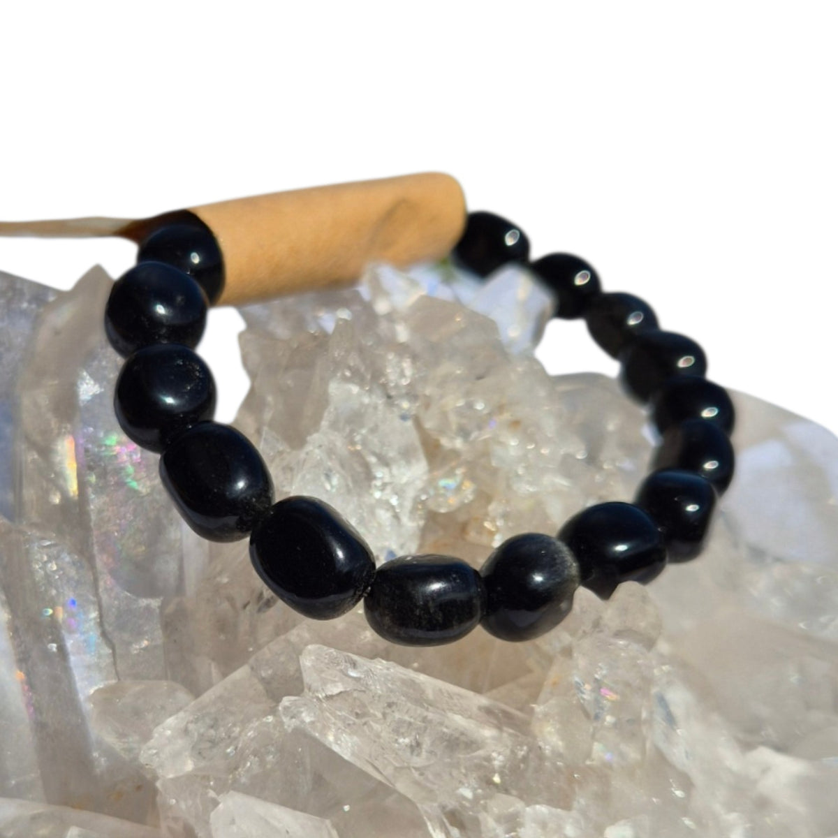 Crystals - Gold Sheen Obsidian Bracelet