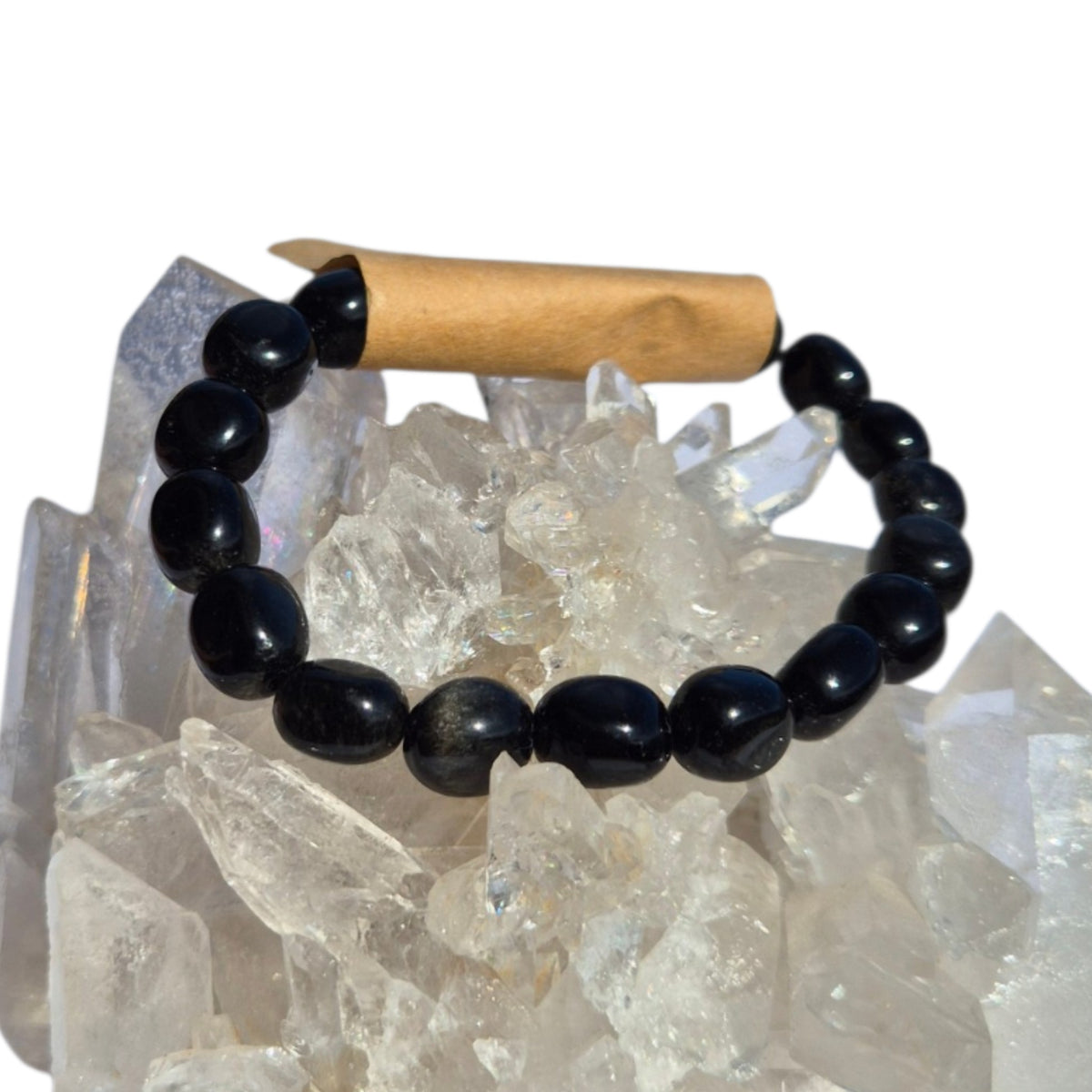 Crystals - Gold Sheen Obsidian Bracelet