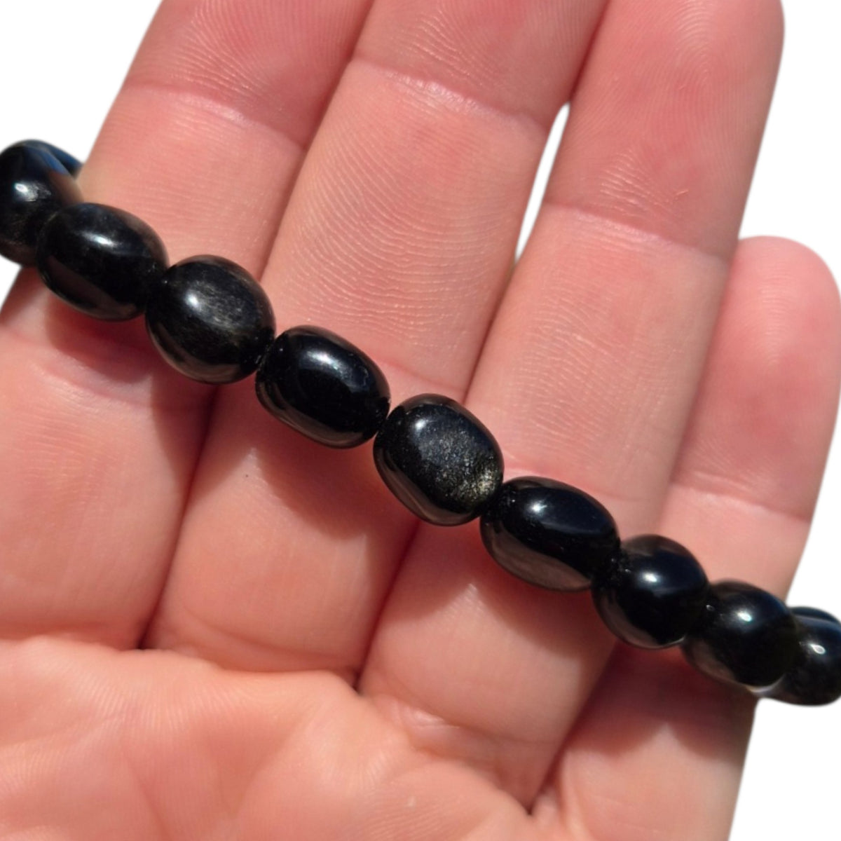 Crystals - Gold Sheen Obsidian Bracelet