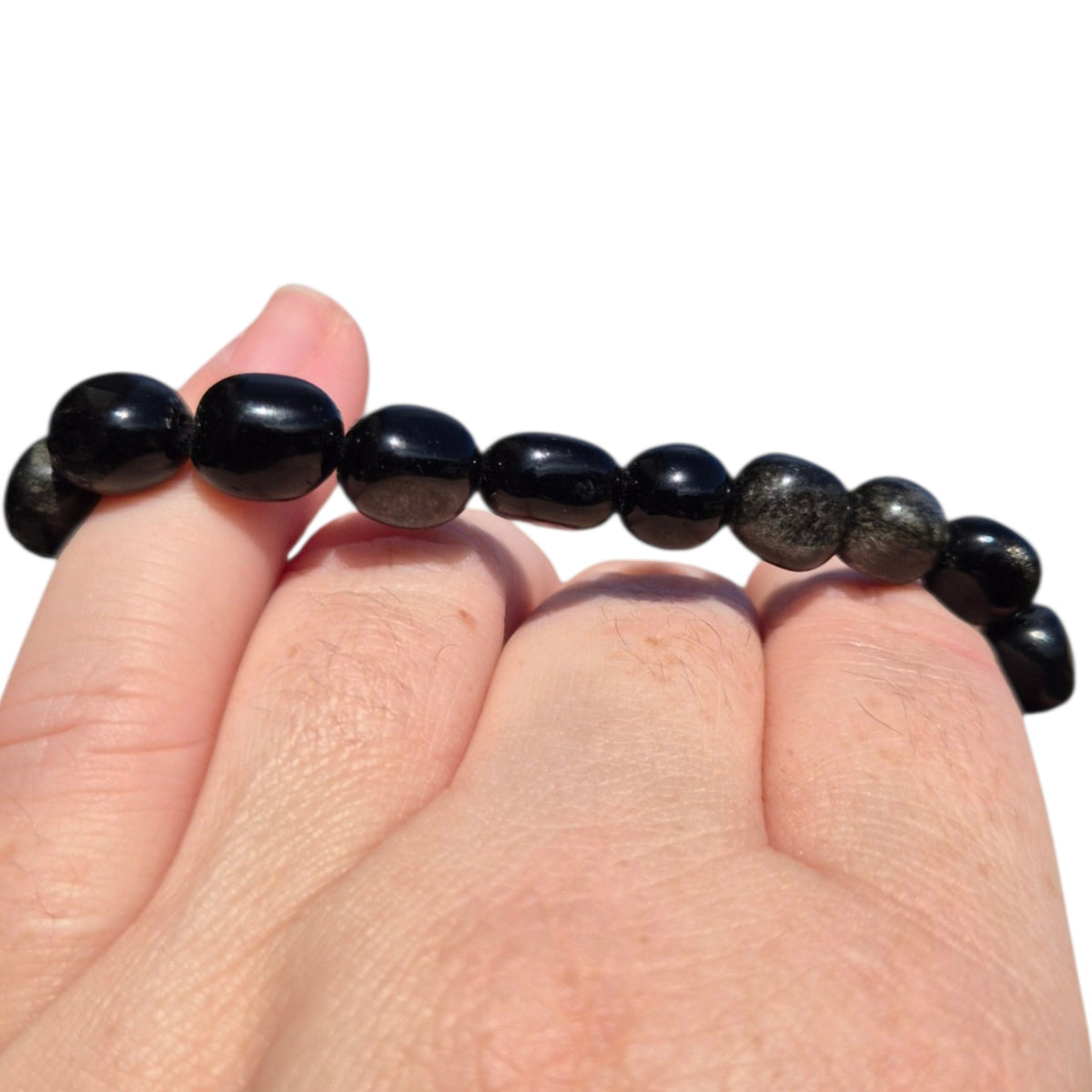 Crystals - Gold Sheen Obsidian Bracelet