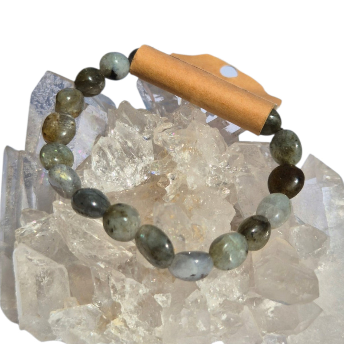 Crystals - Labradorite Bracelet (Tumbled Bead)