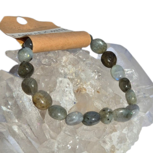 Crystals - Labradorite Bracelet (Tumbled Bead)