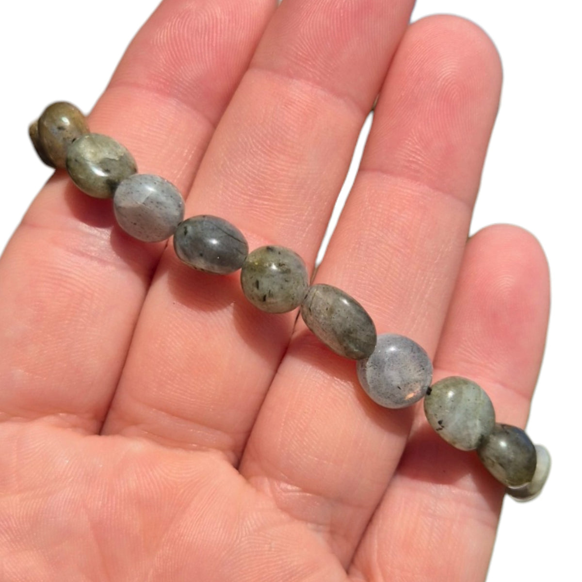 Crystals - Labradorite Bracelet (Tumbled Bead)