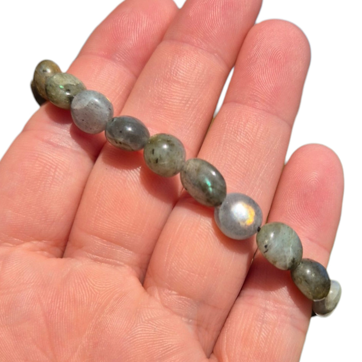 Crystals - Labradorite Bracelet (Tumbled Bead)
