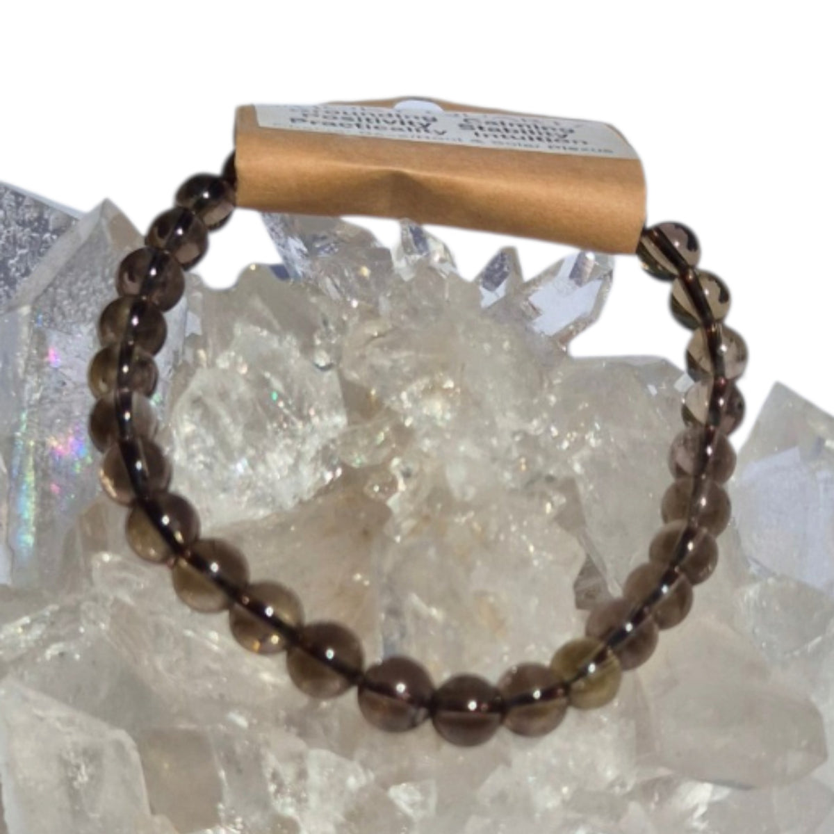 Crystals - Smoky Quartz Bracelet (Small Bead)
