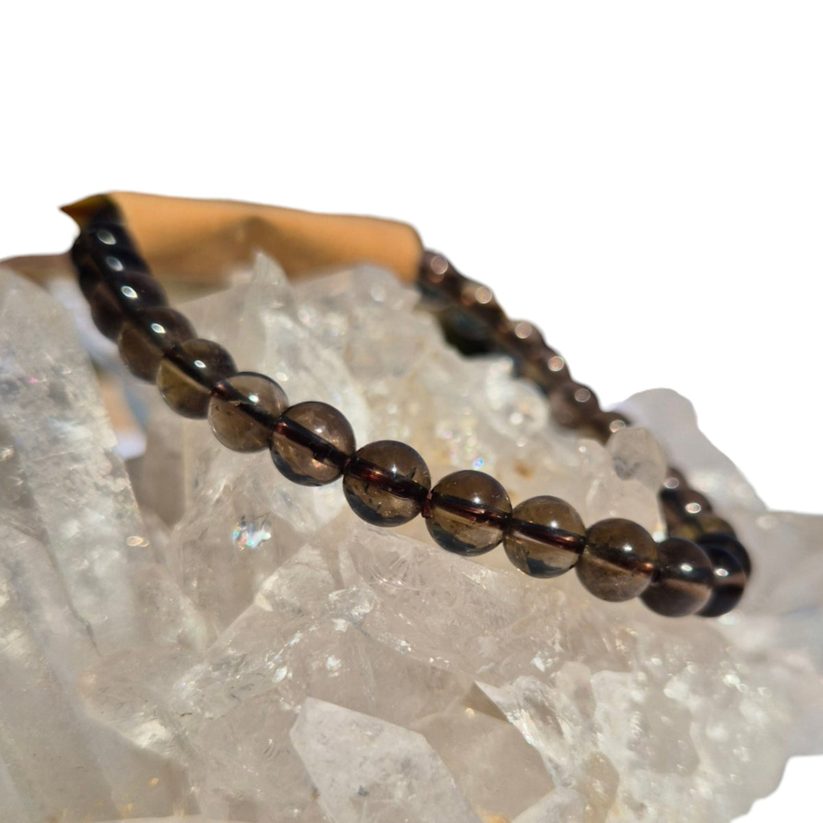 Crystals - Smoky Quartz Bracelet (Small Bead)