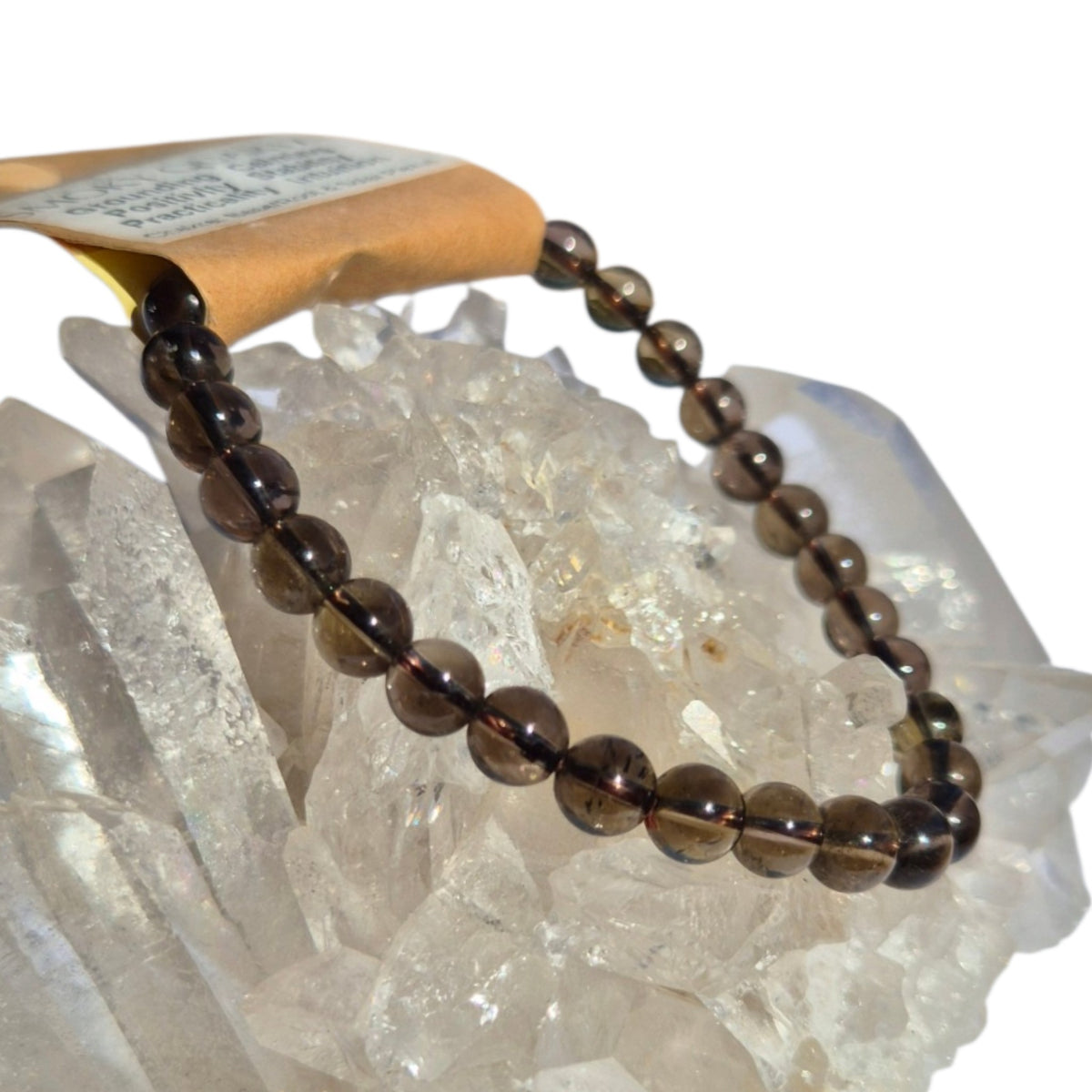Crystals - Smoky Quartz Bracelet (Small Bead)