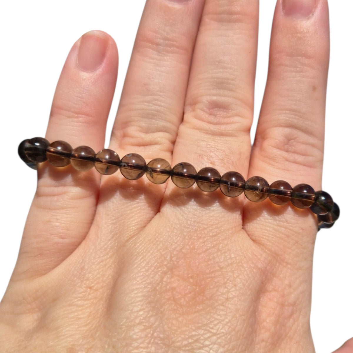 Crystals - Smoky Quartz Bracelet (Small Bead)