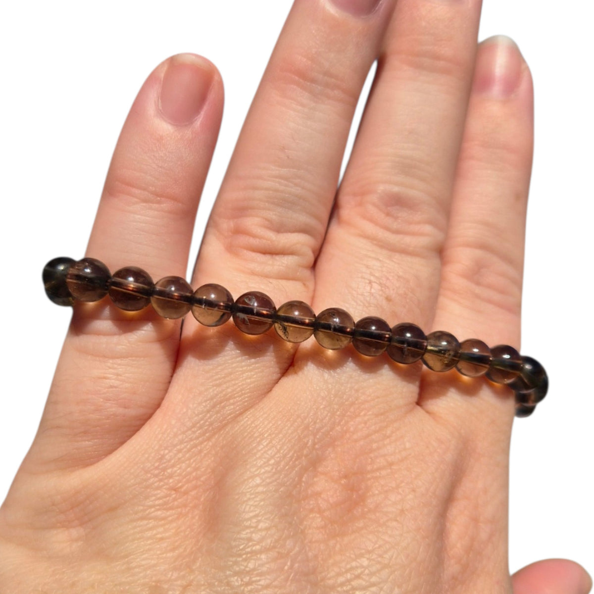 Crystals - Smoky Quartz Bracelet (Small Bead)